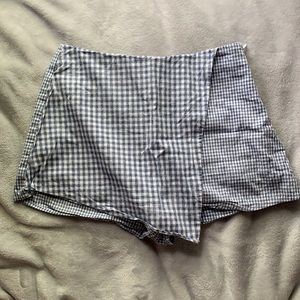 Gingham Skort